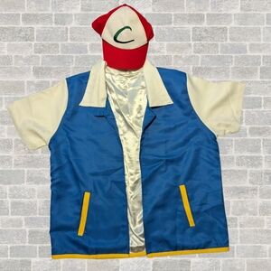Ash Ketchum Pokemon Trainer Costume Adult XL